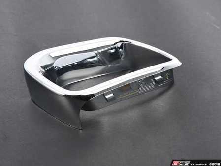 ES#2729174 - 51117337812 - Brake Air Duct Trim Chrome - Right  - Mounts to the front bumper brake duct - Genuine MINI - MINI