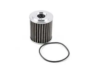 K&P Engineering High Performance Stainless Steel Micronic Oil Filter w/ Machine Finished End Caps