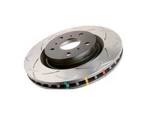 ES#3551376 - 42524SKT - DBA Front T3 Slotted Brake Rotors - Pair 11.57" (294x22) - 4000 Series Tri-Symmetrical curve slot rotors with black hubs - DBA - MINI