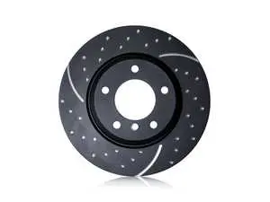 Rear Brake Rotors EBC Slotted And Dimpled - Pair 11.02