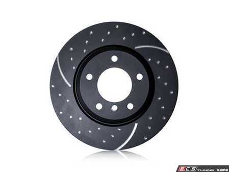 ES#2622188 - GD1794 - Rear Brake Rotors EBC Slotted And Dimpled - Pair 11.02" (280x10) - Upgrade to a slotted / dimpled rotor for improved braking - EBC - MINI