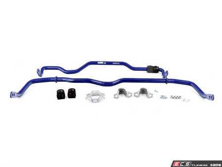 ES#3536439 - 72340 - Front & Rear Sway Bar Kit  - Includes adjustable 27mm front bar and non-adjustable 25mm rear bar - H&R - Audi Volkswagen