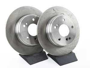 ES#2588167 - 2034230112BALKT - Rear Brake Rotors - Pair - Includes Rotors For Left And Right Sides - Does Not Include New Rotor Hold Down Screws - Balo - Mercedes Benz