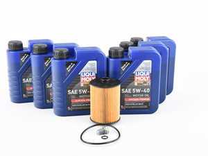 ES#2777598 - 03H115562KT2 - Oil Service Kit - Featuring Synthoil premium synthetic 5W-40 engine oil - Assembled By ECS - Volkswagen