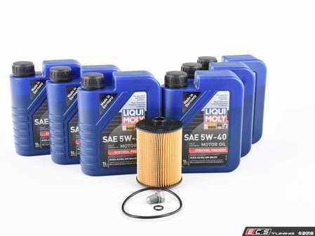 ES#2777598 - 03H115562KT2 - Oil Service Kit - Featuring Synthoil premium synthetic 5W-40 engine oil - Assembled By ECS - Volkswagen