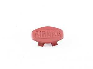 ES#102500 - 51418253232 - E46 Airbag Badge - Red - Small trim cover located on your door panel - Genuine BMW - BMW