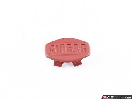ES#102500 - 51418253232 - E46 Airbag Badge - Red - Small trim cover located on your door panel - Genuine BMW - BMW