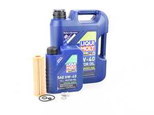 ES#2702541 - 2711800109KT8 - Liqui Moly Synthoil Oil Service Kit (0w-40) - Includes Hengst filter and Liqui Moly Synthoil Energy 229.5 Spec oil - Assembled By ECS - Mercedes Benz