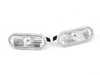ES#241006 - 1J0998117A - Rough Style Side Marker Set - Clear - Fender-mounted side markers - MTC - Volkswagen