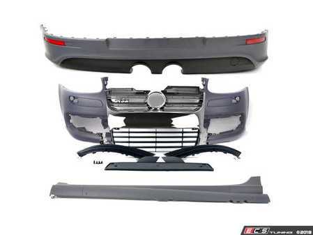 ES#3438168 - 012556ECS07A - Euro R32 Complete Body Conversion Kit  - (NO LONGER AVAILABLE) - Convert your MK5 to the European-Spec MK5 R32's front and rear bumpers. Include R32 side skirts for a complete body conversion kit. - Bremmen Parts - 