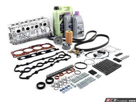 ES#3470658 - 06D103351DKT - Cylinder Head Replacement Kit - Includes complete cylinder head, required gaskets, hardware, oil and coolant! - Assembled By ECS - Audi