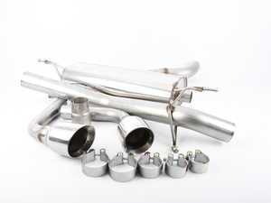 ES#2827383 - SSXAU257 - Cat-Back Exhaust System - Non-Resonated - 2.75" stainless steel with dual 100mm GT100 style polished tips - Milltek Sport - Audi