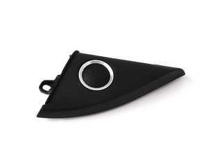 ES#450217 - 8K0035423A4PK - front door upper speaker cover - sabre (Black) - left - Speaker grille for the left side upper door tweeter - Genuine Volkswagen Audi - Audi