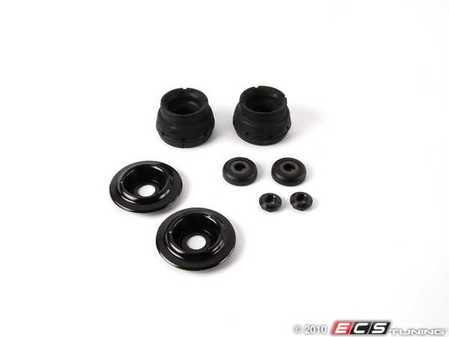 ES#5123 - 1J0412331C-KTWSP - Upper Strut Mount Kit With Upper Spring Perches - Everything you need to perform easy suspension swaps without spring compression of old strut assembly - Assembled By ECS - Audi Volkswagen