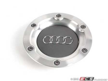ES#454449 - 8N0601165AZ17 - Center Cap - Avus Silver - Priced Each - (NO LONGER AVAILABLE) - Replace your missing or damaged cap - Genuine Volkswagen Audi - 