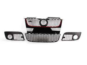 ES#2070654 - 21-9539 - Honeycomb Style Grille Kit  - (NO LONGER AVAILABLE) - Sports style matching grille set of four. Front center grille is drilled for a European style license plate bracket. - Bremmen Parts - 