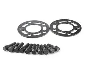 Turner Motorsport Black Wheel Spacer & Bolt Kit - 5mm