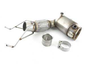 ES#3187982 - SSXM429 - Downpipe With High Flow Catalytic Converter - OEM Exhaust Fitment  - Featuring a Milltek Sport Hi-Flow Sport Cat with 2.75" Large Bore Pipe - Milltek Sport - MINI