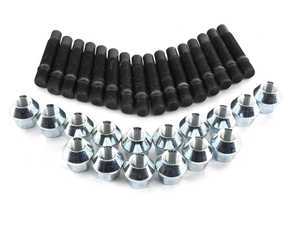 ES#2960513 - prach5KT7 - Wheel Stud Conversion Kit - Full Set - Make wheel changes faster and easier, enough to convert both axles - ECS - MINI