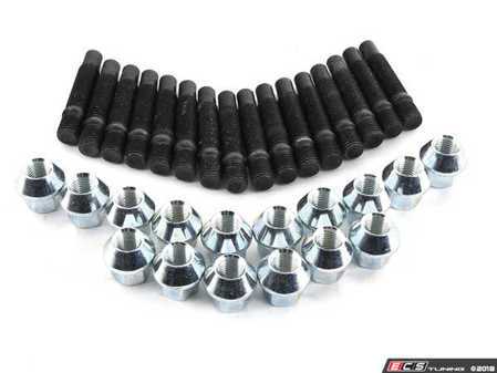 ES#2960513 - prach5KT7 - Wheel Stud Conversion Kit - Full Set - Make wheel changes faster and easier, enough to convert both axles - ECS - MINI