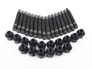ES#3552735 - PRACH5KT12 - Wheel Stud Conversion Kit - full Set - Make wheel changes faster and easier, enough to convert both axles - ECS - MINI