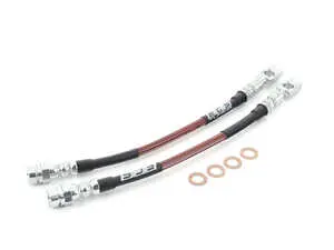 Exact-Fit Stainless Steel Brake Lines - Rear