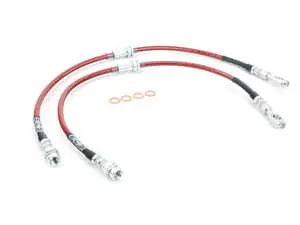 Exact-Fit Stainless Steel Brake Lines - Front