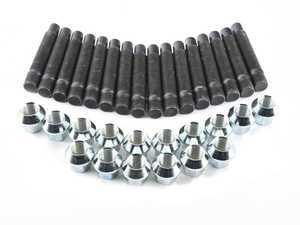 ES#3552770 - PRF90CH5KT8 - Wheel Stud Conversion Kit - Full Set - Make wheel changes faster and easier, enough to convert both axles - ECS - MINI