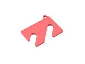 ES#3022417 - 99634154392 - 3mm Lower Control Arm Shim - Priced Each - Left or right side fitment - Rauch & Spiegel - Porsche