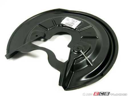 ES#12184 - 1K0615611P -  Rear Dust Shield - Left - Mounted behind the rear brake rotor - Genuine Volkswagen Audi - Audi Volkswagen