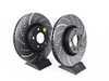 ES#521635 - GD1392 - Front Dimpled & Slotted Brake Rotors - Pair (321x30) - Reduce brake fade and add stopping performance - EBC - Audi