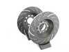 ES#521636 - GD1393 - Rear Dimpled & Slotted Brake Rotors - Pair (302x12) - Upgrade to a slotted / dimpled rotor for improved braking - EBC - Audi