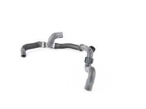 ES#2540800 - 8K0145920E - Center Radiator Hose - Upper - Connects the lower center radiator to the water pump and hard water line - Genuine Volkswagen Audi - Audi