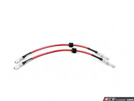 ES#3551139 - 024663ecs01KT - Exact-Fit Stainless Steel Brake Lines - Front - Set of two lines replaces front lines. - ECS - Volkswagen