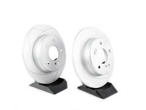 ES#2587139 - 2034230112KT3 - Rear Brake Rotors - Pair - ATE Premium One Gas Slotted Rotors - Does Not Include New Rotor Hold Down Screws - ATE Premium One - Mercedes Benz