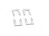 ES#3553015 - 024668ECS01 - Exact-Fit Stainless Steel Brake Lines - Front - DOT-compliant kit to improve pedal feel in your vehicle. Includes new OEM spring retaining clips. - ECS - Volkswagen