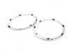 ES#3524380 - 51137149905kt1 - Headlight Trim Ring Chrome - Set - Replace your stone chipped chrome on your MINI , includes left and right side - URO - MINI