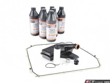 ES#3551610 - 0B5325330AKT3 - Complete DSG Automatic Transmission Service Kit  - Includes a new DSG trans filter, DSG cooling filter, fluid, gaskets, transmission pan bolts, and plugs to service your transmission - Assembled By ECS - Audi