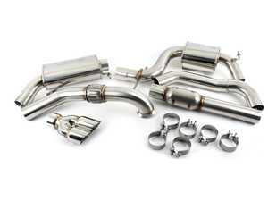 ES#2986476 - CTSEXHTB00063CAT - 3" Turbo Back Exhaust System - T304 Mandrel bent stainless steel for sound and performance - CTS - Volkswagen