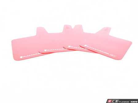 ES#3515047 - MF20-URP-RD/WH - Universal UR Plus Mud Flap Red/ White Logo - Set Of 4 - Heavy duty racing urethane PLUS mudflaps - Rally Armor - MINI