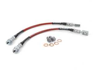 ES#3410499 - 019318ECS02 - Rear Exact-Fit Stainless Steel Brake Lines - Rear set of DOT-compliant lines for an improved pedal feel - ECS - Audi