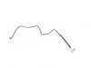 ES#3470933 - 1J0614749 - Rear Hard Brake Hose - Left - Brake line from mid brake hose to brake caliper, includes banjo bolt to caliper - Genuine Volkswagen Audi - Audi Volkswagen