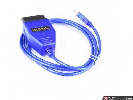 ES#6928 - vt1a0003 - OBDII USB Diagnostic Cable - Universal USB diagnostic cable - download FTDI USB drivers found under learn more - ECS - Audi BMW Volkswagen