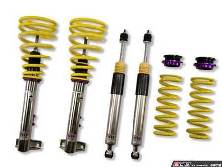 ES#2672518 - 15225002KT - KW V2 Series Coilover Kit - Variant 2 coilovers offer sport handling with adjustable rebound dampening - KW Suspension - Mercedes Benz