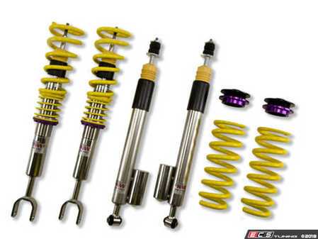 ES#2677775 - 15225005KT - KW V2 Series Coilover Kit - Variant 2 coilovers offer sport handling with adjustable rebound dampening - KW Suspension - Mercedes Benz