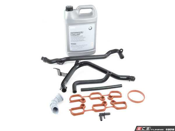 2x Water Engine Heater Inlet Coolant Pipe For BMW E46 E83 X3 E53 X5