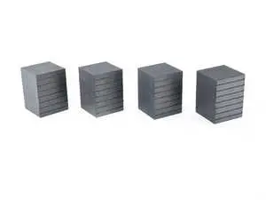 Tall Rubber Contact Block - Set of Four