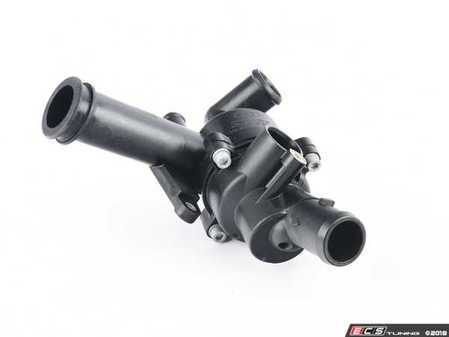 ES#1851566 - 07K121115D - Thermostat Assembly - Includes the complete housing and gasket - Genuine Volkswagen Audi - Audi