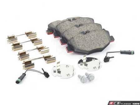 ES#2681141 - 0044208720 - Front Brake Pad Set - Ceramic - Ceramic composite developed to meet low dust & noise requirements - Includes new brake pad wear sensors - Brembo - Mercedes Benz