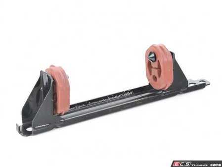 ES#3463123 - 1K0253144AP - Center Muffler Bracket - Includes rubber hangers to secure front muffler after exhaust clamp - Hudson - Volkswagen